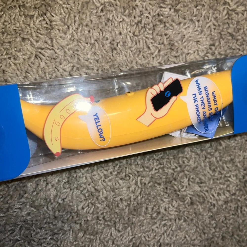 Banana Bluetooth Phone Handset - Yellow